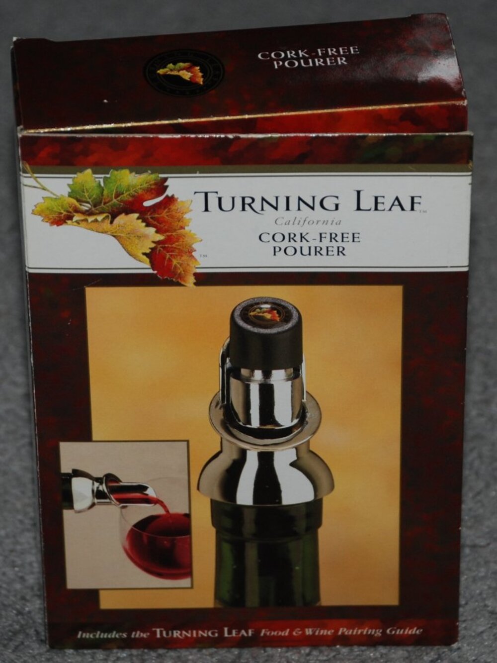 Turning Leaf Cork Free Pourer & Wine Stopper – Wine Bottle Pourer/Stopper